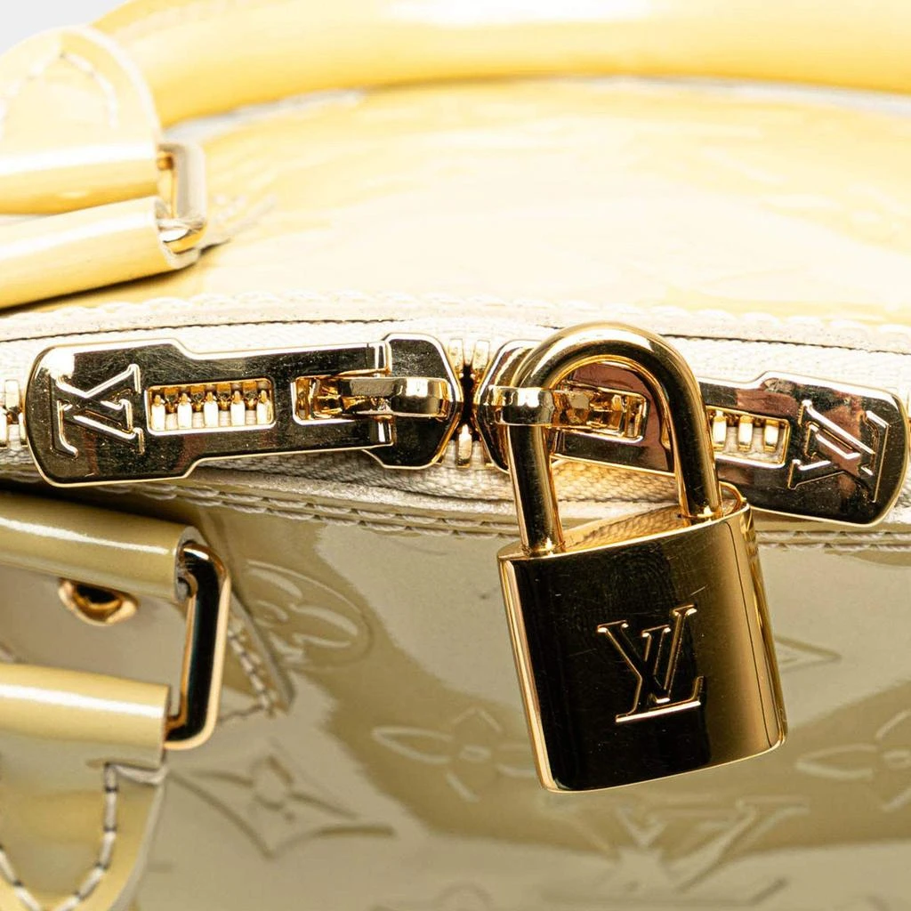 Louis Vuitton Louis Vuitton Yellow Monogram Vernis Alma PM Handbag 5