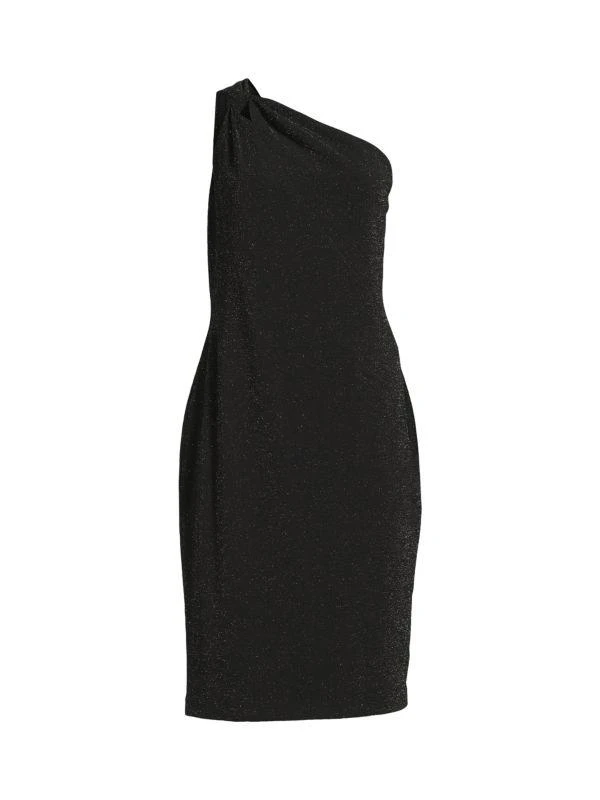 Calvin Klein Glitter One Shoulder Dress 3