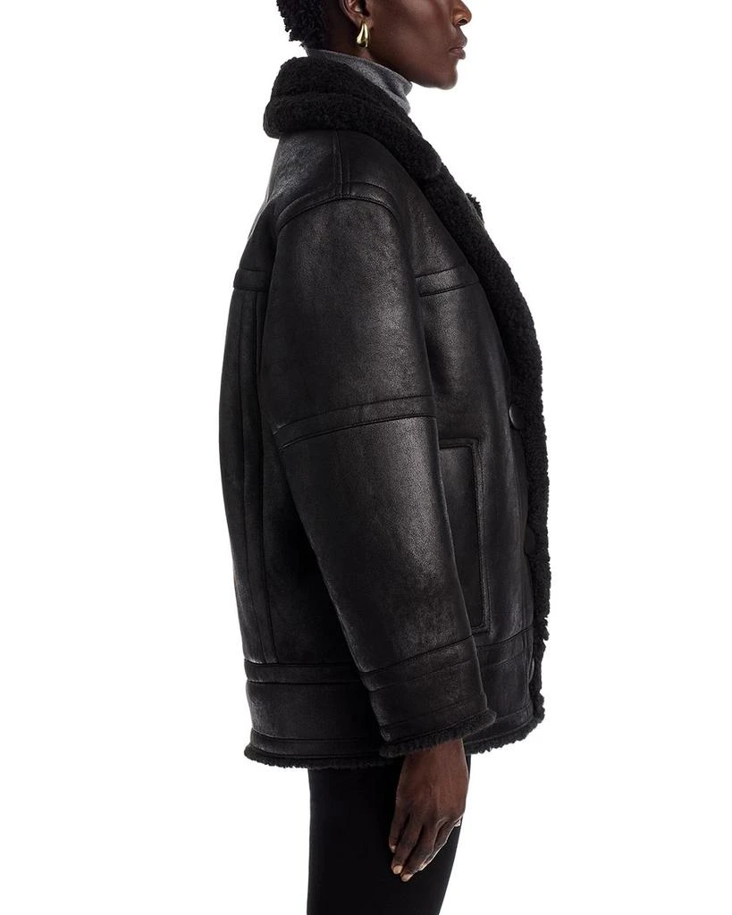 STAND STUDIO Louisa Faux Shearling Jacket 4