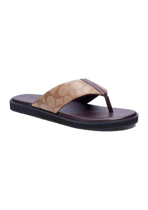 Coach Signature Flip Flop Sandals 1