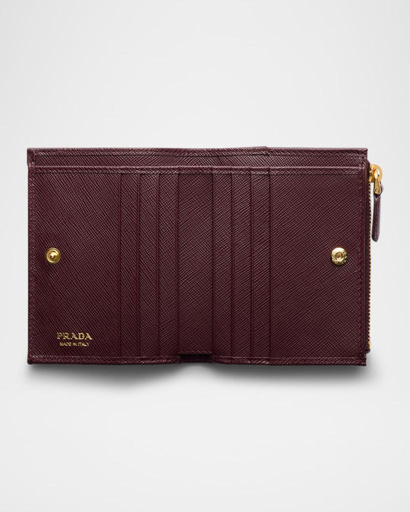 Prada Small Bifold Saffiano Leather Wallet