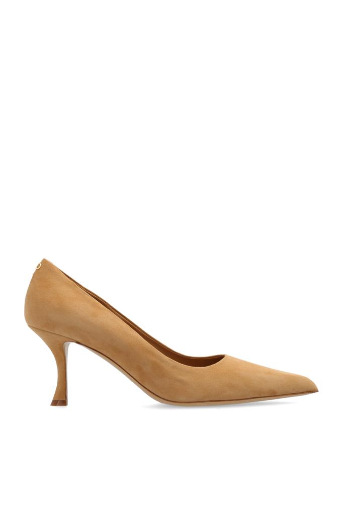 Salvatore Ferragamo Ferragamo Vara Manta Leather Pump - High