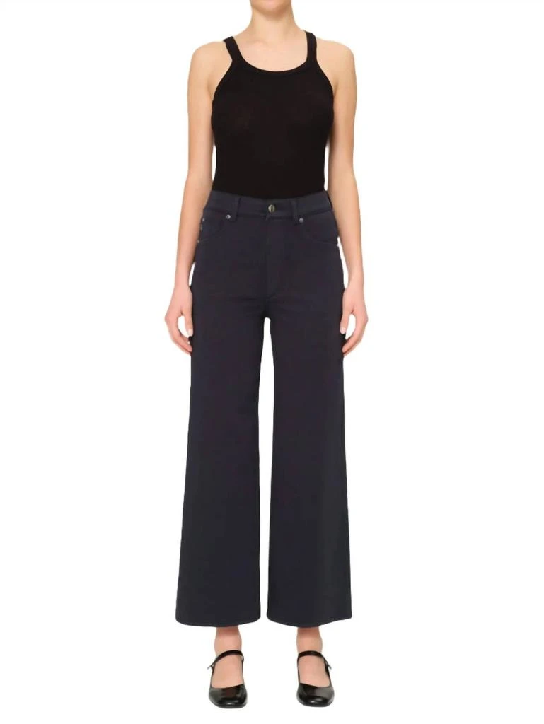 DL1961 - Women's Hepburn Crop Wide-Leg Jean In Classic Navy 1