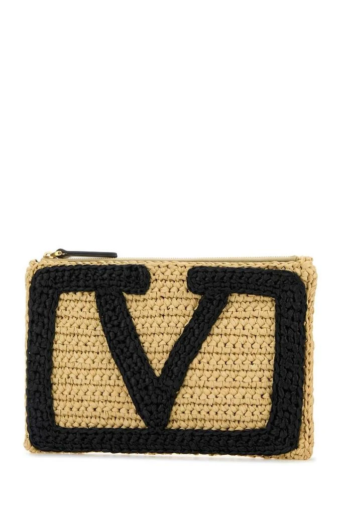 Valentino Valentino Garavani VLogo Zipped Clutch Bag 3