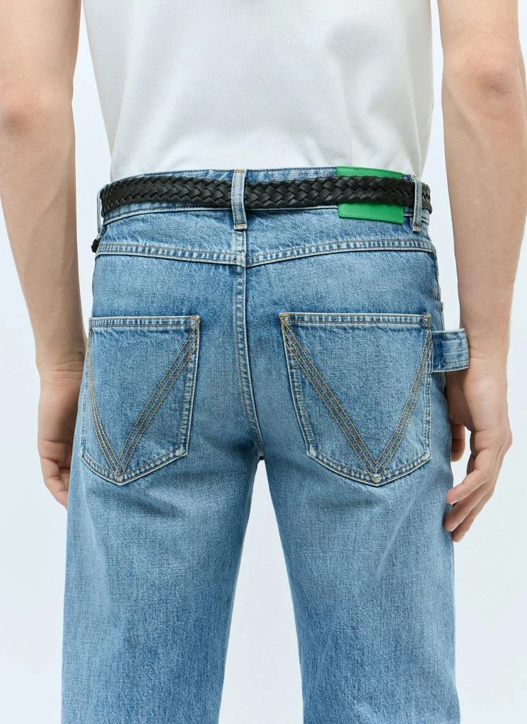 Bottega Veneta Intreccio Loop Leather Belt 4