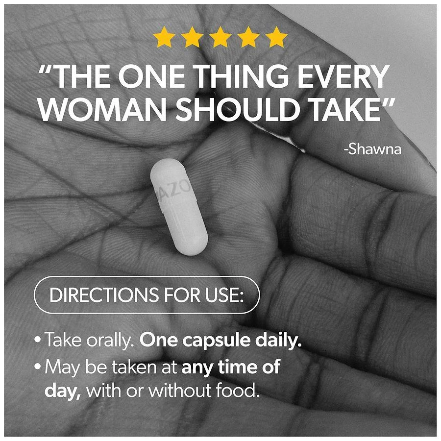 AZO Complete Feminine Balance Daily Probiotics for Women Capsules 10