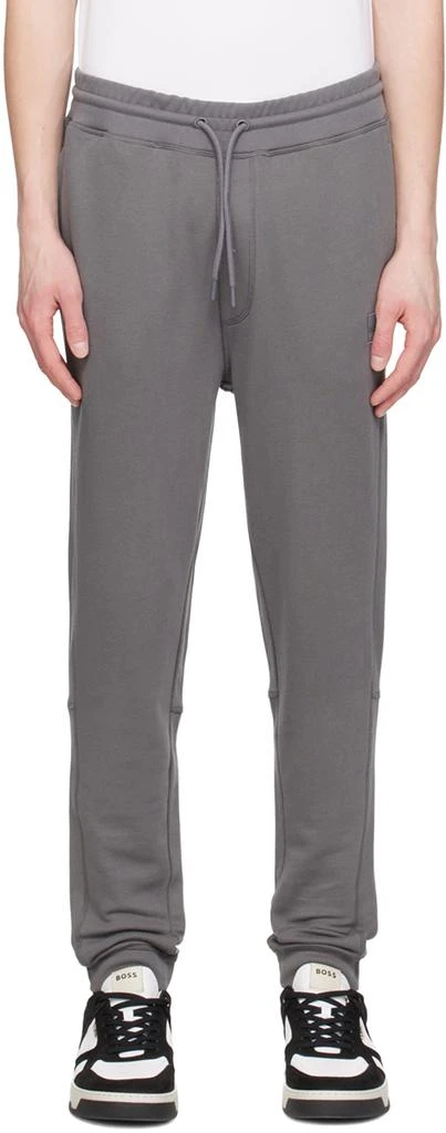 Hugo Boss Gray Drawstring Sweatpants 1