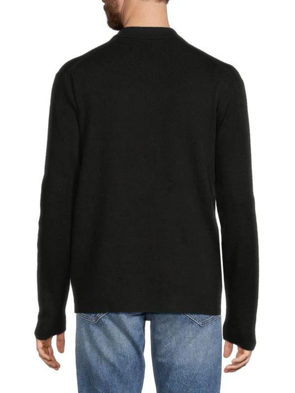 Kenneth Cole Ribbed Partial Zip Pullover 2