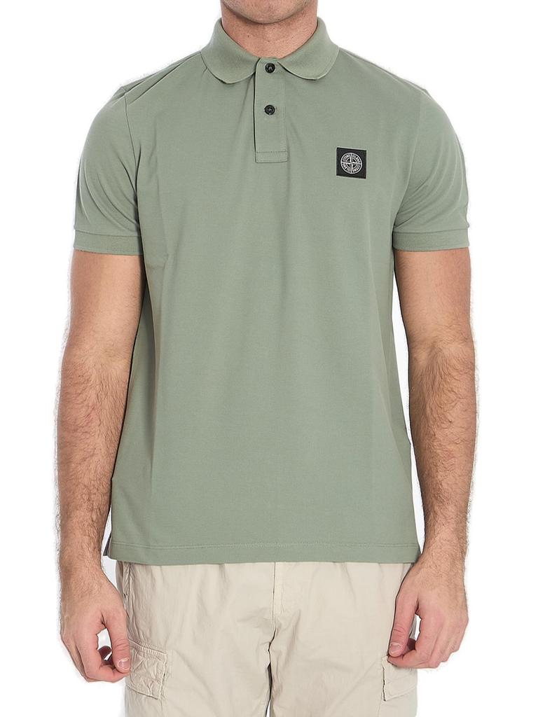 Stone Island Stone Island Logo Patch Short-Sleeved Polo Shirt