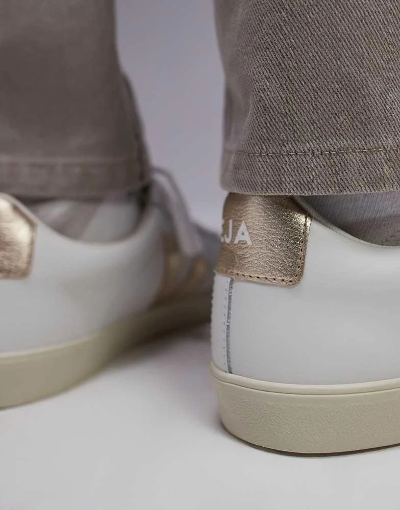Veja VEJA Esplar logo trainer in extra white platine leather 5