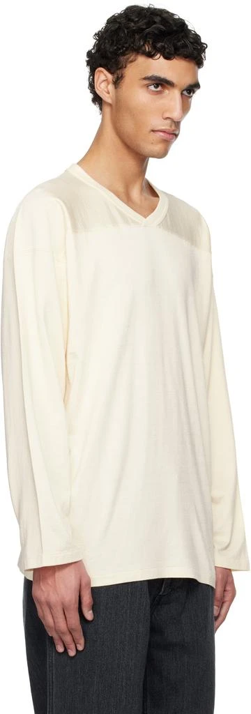 Nanamica Off-White Rayon Cotton L/S T-shirt 2