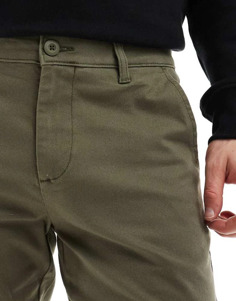 ASOS ASOS DESIGN skinny fit chinos in khaki 5