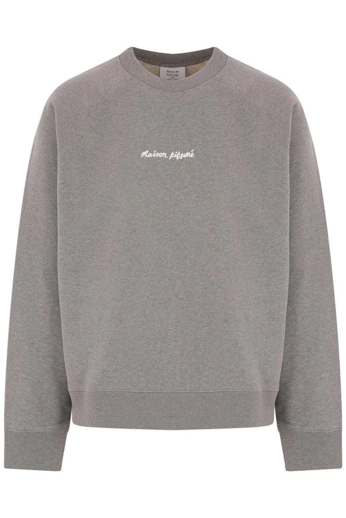 Maison Kitsuné Maison Kitsuné Embroidery Oversize Raglan Sweatshirt 1