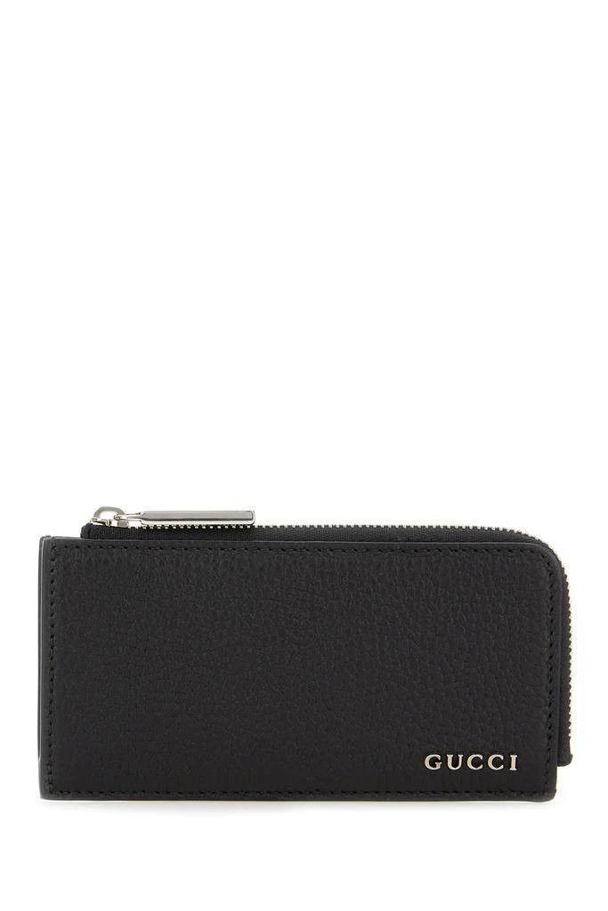 Gucci Black Leather Card Holder 1
