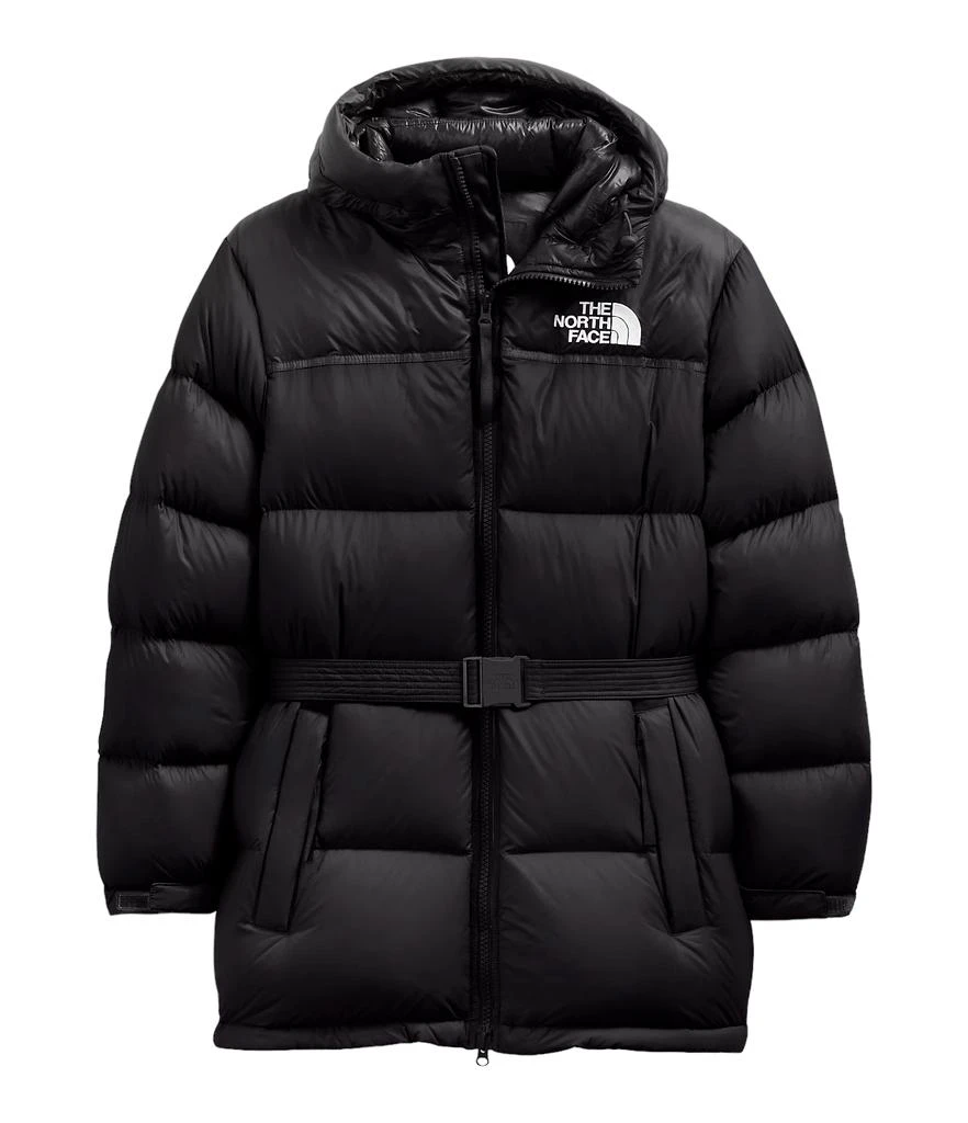 The North Face Nuptse Belted NF0A5GILJK3 Women's Black Mid Puffer Jacket DTF636 2