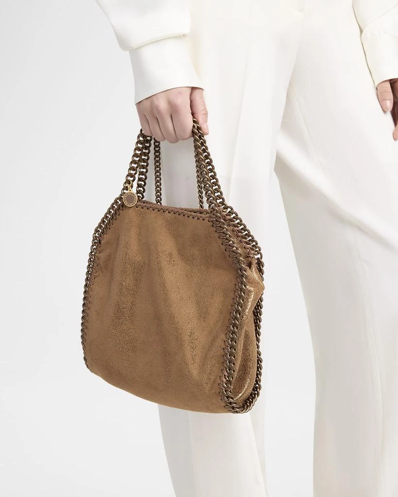 Stella McCartney Mini Falabella Eco Shiny Dotted Chamois Bag with Tonal Chain 2