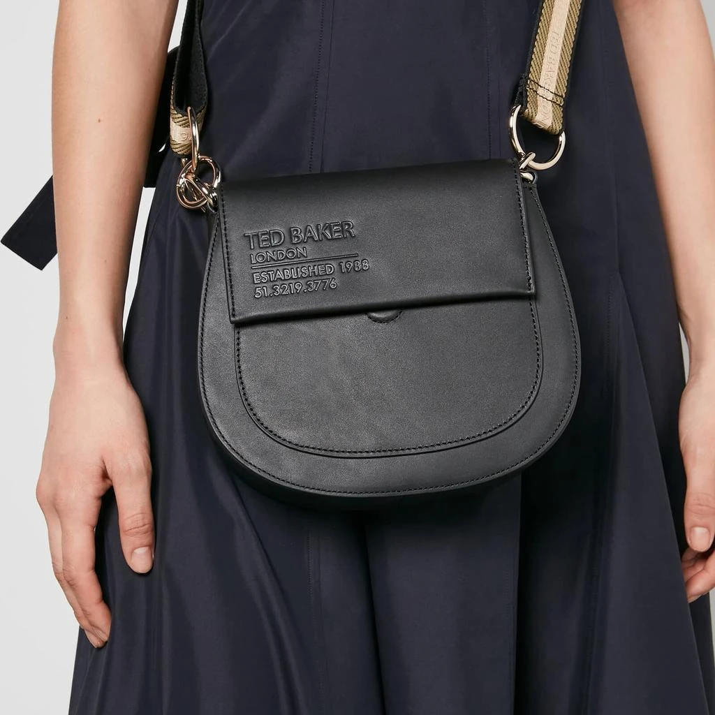 Ted Baker London Ted Baker Darcell Branded Satchel Crossbody Bag - Black 2