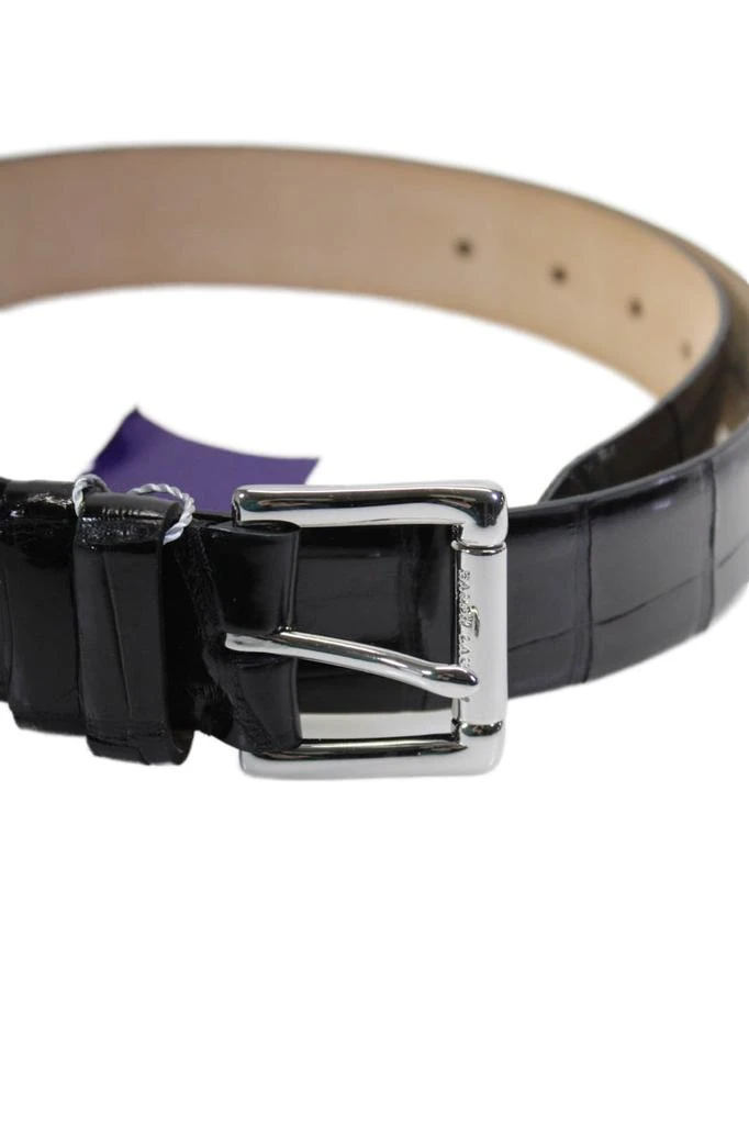 Womens Genuine American Alligator Belt Black – On Sale Now  display picture 2