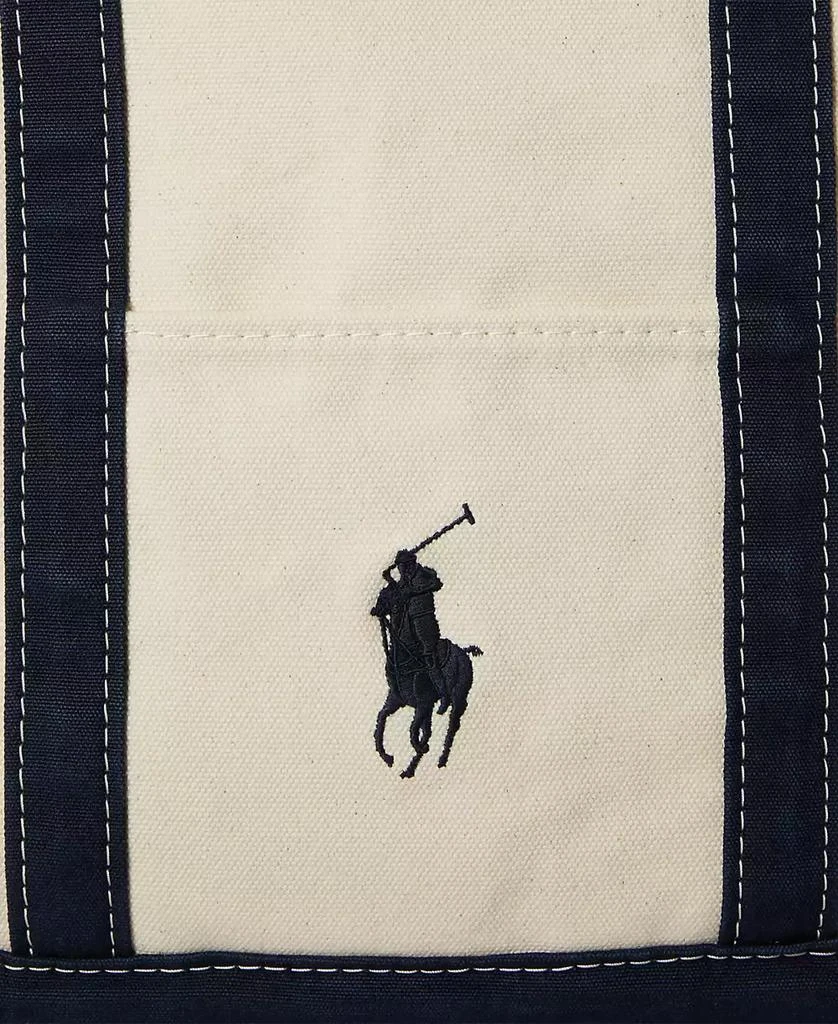 Ralph Lauren Big Pony Canvas Spacious Tote Bag 5