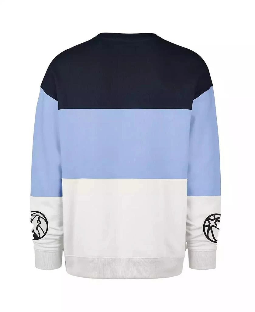 '47 Brand Men's and Women's Light Blue Minnesota Timberwolves 2024/25 City Edition On Five Maximalist Pullover Sweatshirt 3