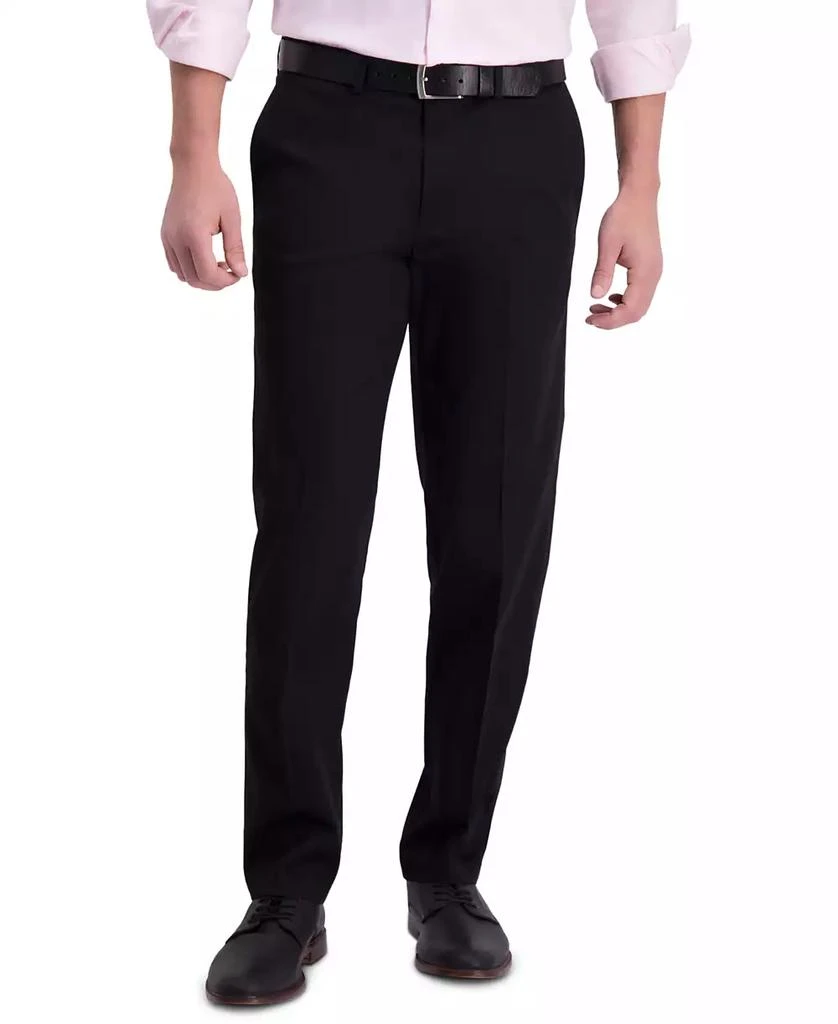 Haggar Men’s Iron Free Premium Khaki Straight-Fit Flat-Front Pant 1