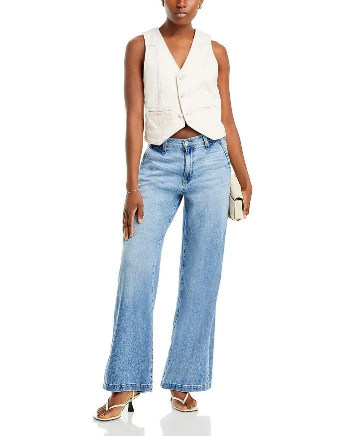 AG Stella Low Slung Palazzo Jeans in Dune 2