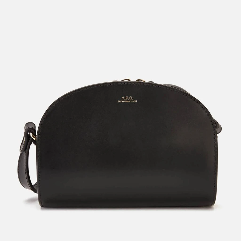 A.P.C. Clutch Demi-Lune Leather Bag 1