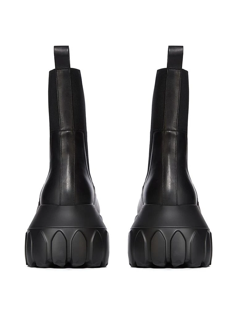 Rick Owens Beatle Mega Tractor Leather Chelsea Boots 3