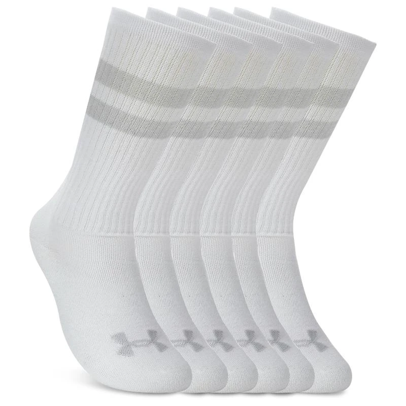 Under Armour Under Armour Essential 6 Pack Crew Socks - Men's 1