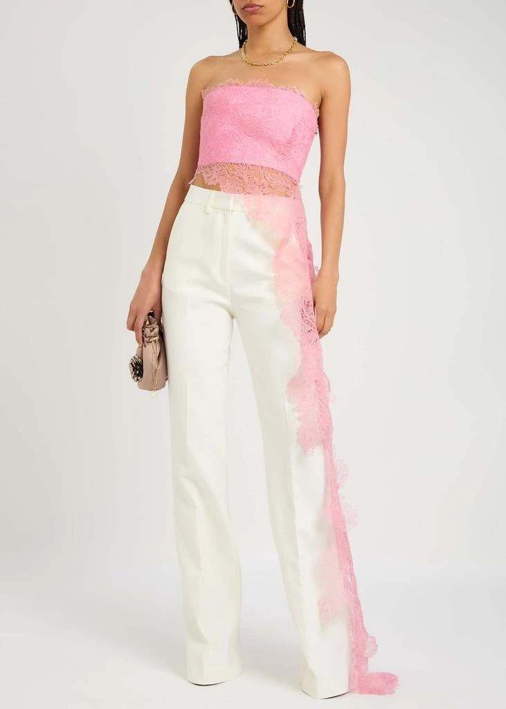 David Koma Floral lace top 4