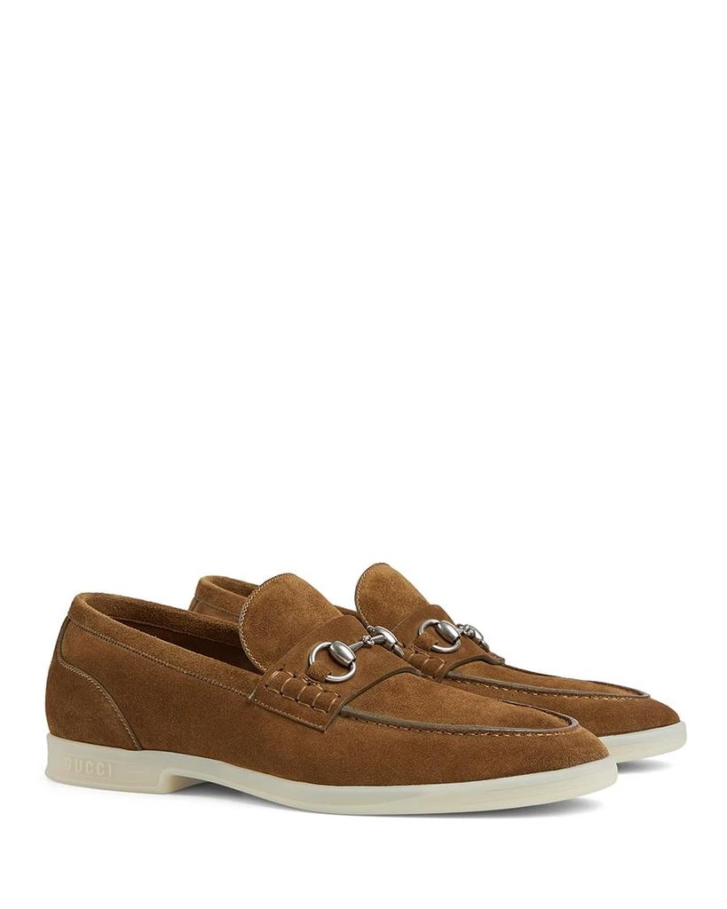 Gucci Men's Suede Horsebit Loafers 4