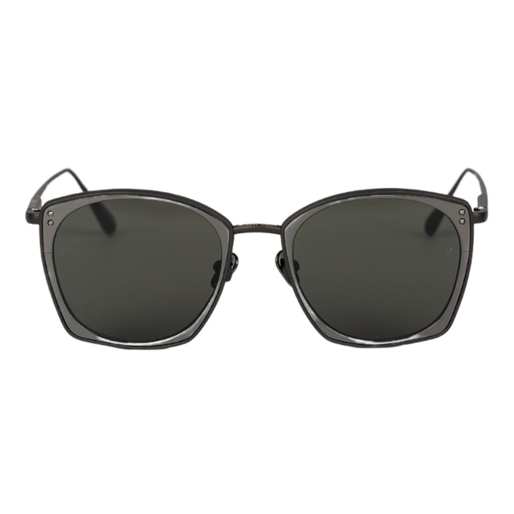 Linda Farrow Milo Black Series sunglasses in black