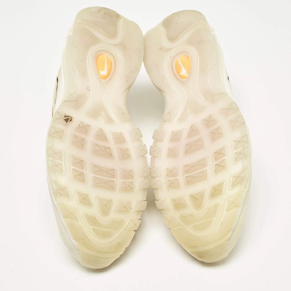 Off-White Off White x Nike White Mesh and Rubber Air Max 97 Sneakers Size 45 6