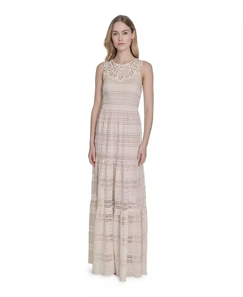 Eliza J Women's Jewel-Neck Sleeveless Maxi Dress 1