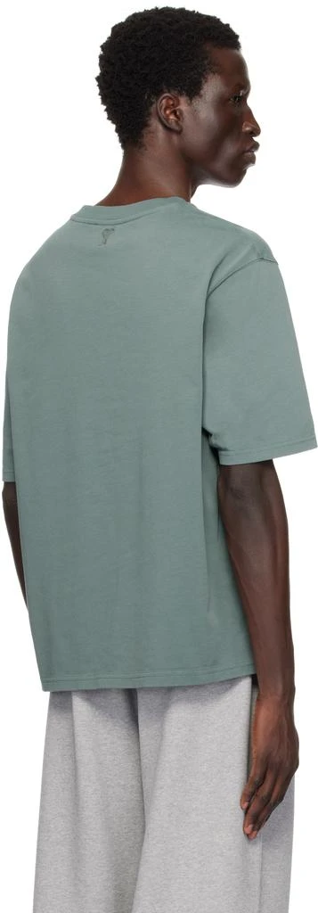 AMI Green 'Ami Alexandre Mattiussi' T-shirt 3