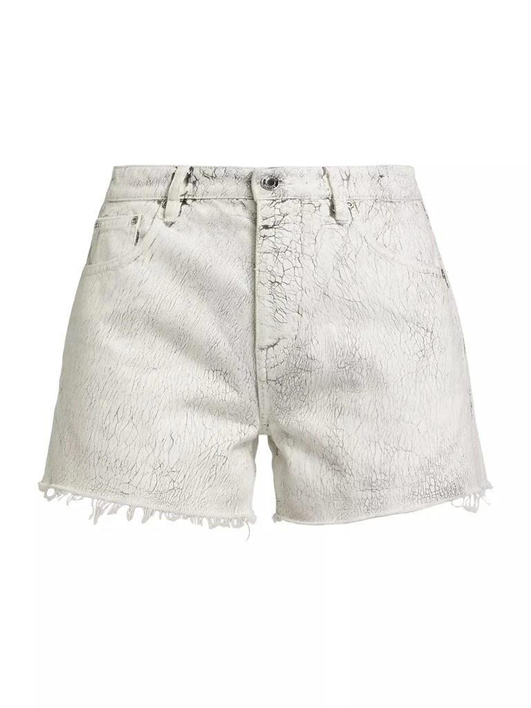 Purple Brand Crackle High-Rise Denim Shorts 1