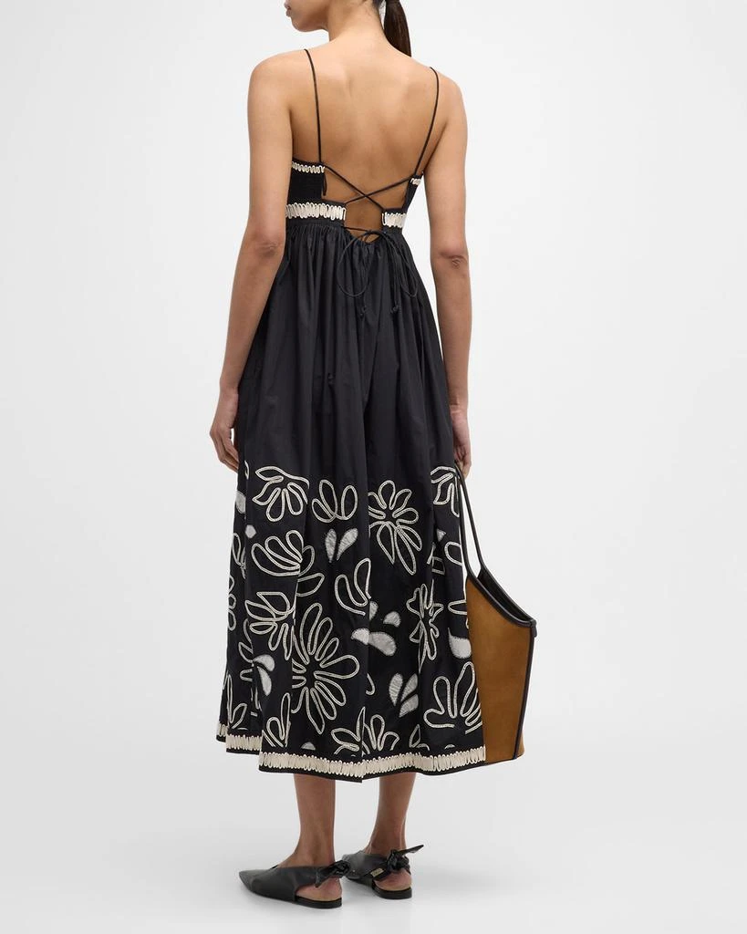 Ulla Johnson Hollis Embroidered Cotton Maxi Dress 5