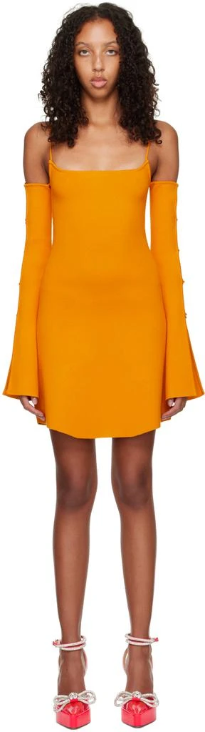 Mach & Mach Orange Amelie Minidress 1