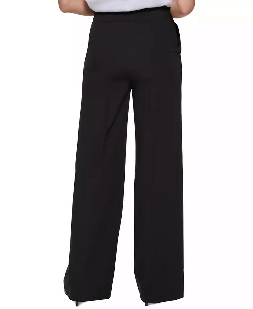 Calvin Klein Women's Whitney Button Front Wide Leg Pants 2