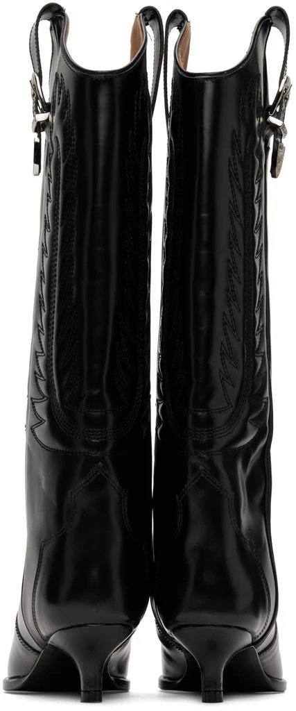 Toga Pulla Black Western Tall Boots 2