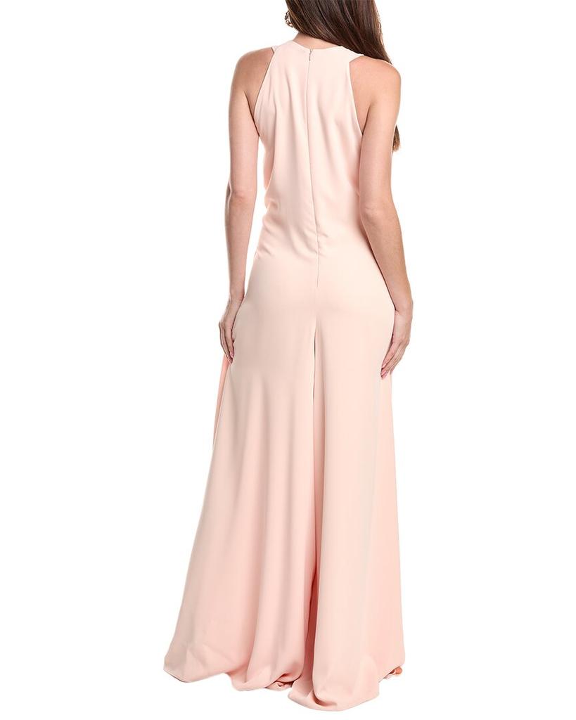 REEM ACRA Sleeveless Wide Leg Jumpsuit