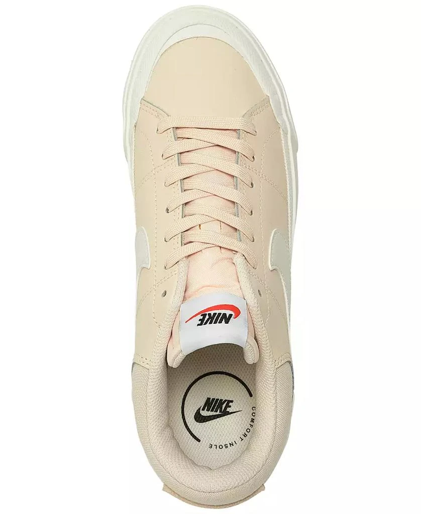NIKE Women's Court Legacy Lift Platform Casual Sneakers from Finish Line 5