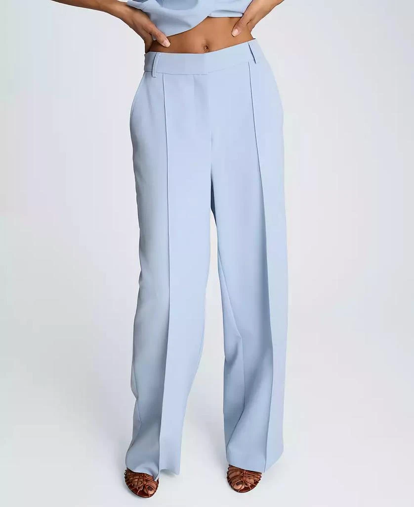 Kenneth Cole Women
s Pintuck Wide Leg Pants 4