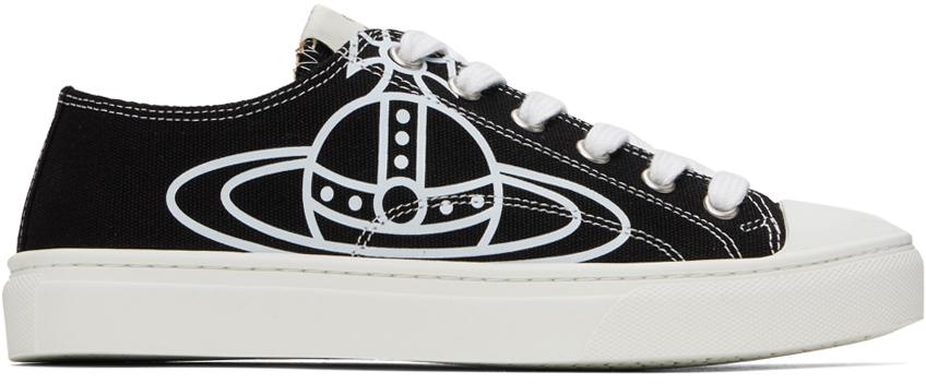 Vivienne Westwood Black Plimsoll Low-Top Sneakers