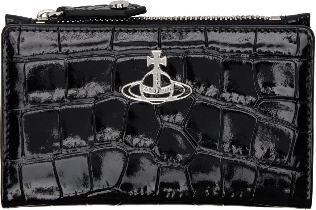 Vivienne Westwood Black Shiny Card Holder - Bags - BeyondStyle Vivienne Westwood Black Shiny Card Holder - Bags - BeyondStyle