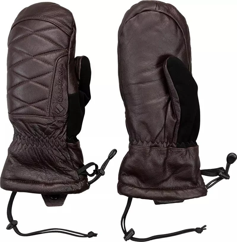 Obermeyer Obermeyer Women's Leather Down Mittens 1