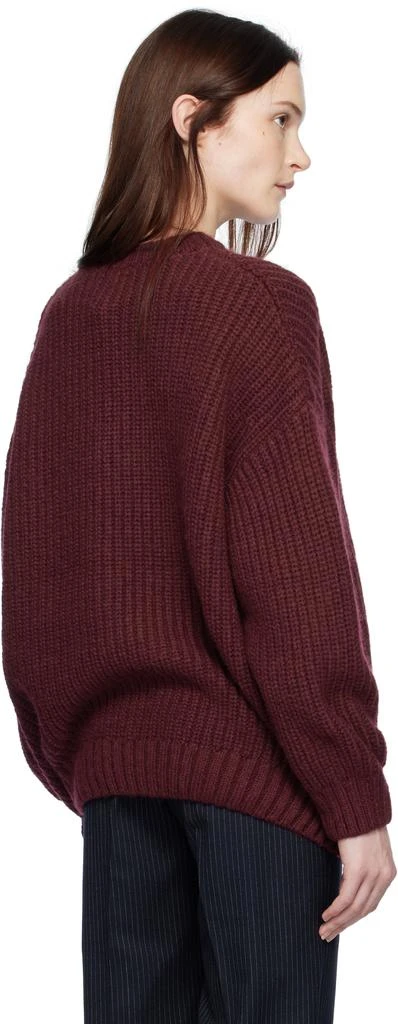 ANINE BING Red Sydney Signature Sweater 3