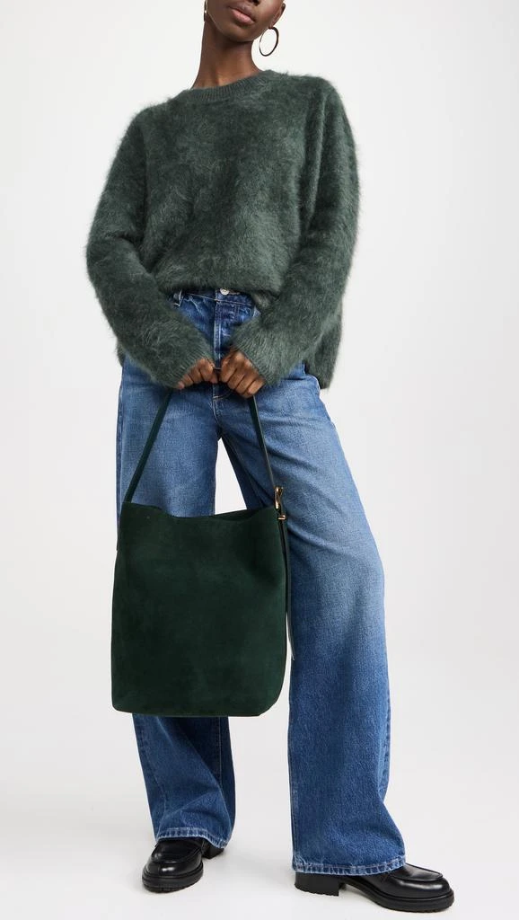 Madewell Essentials Bucket Tote Suede 2