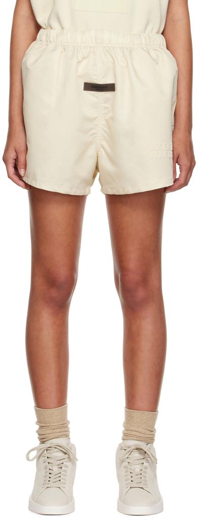 Essentials Off-White Nylon Shorts