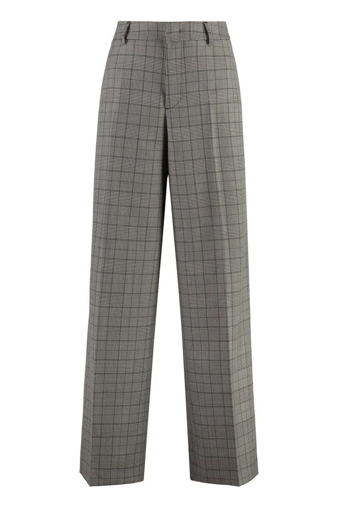 PT01 Pt01 Wide Leg Check Trousers 1